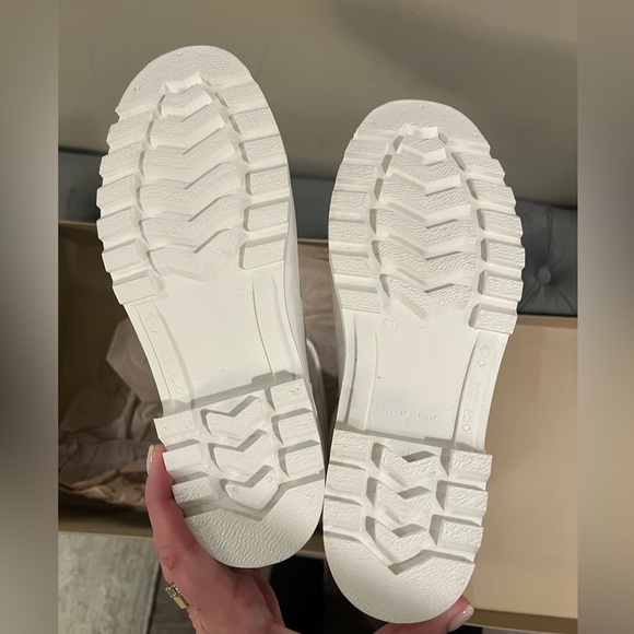 NWT Burberry White Rainboots size 41 (US Size 10) - Picture 9 of 9